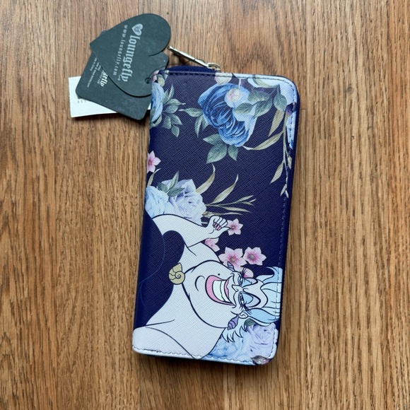Loungefly Disney Ursula Floral Wallet - Picture 2 of 6